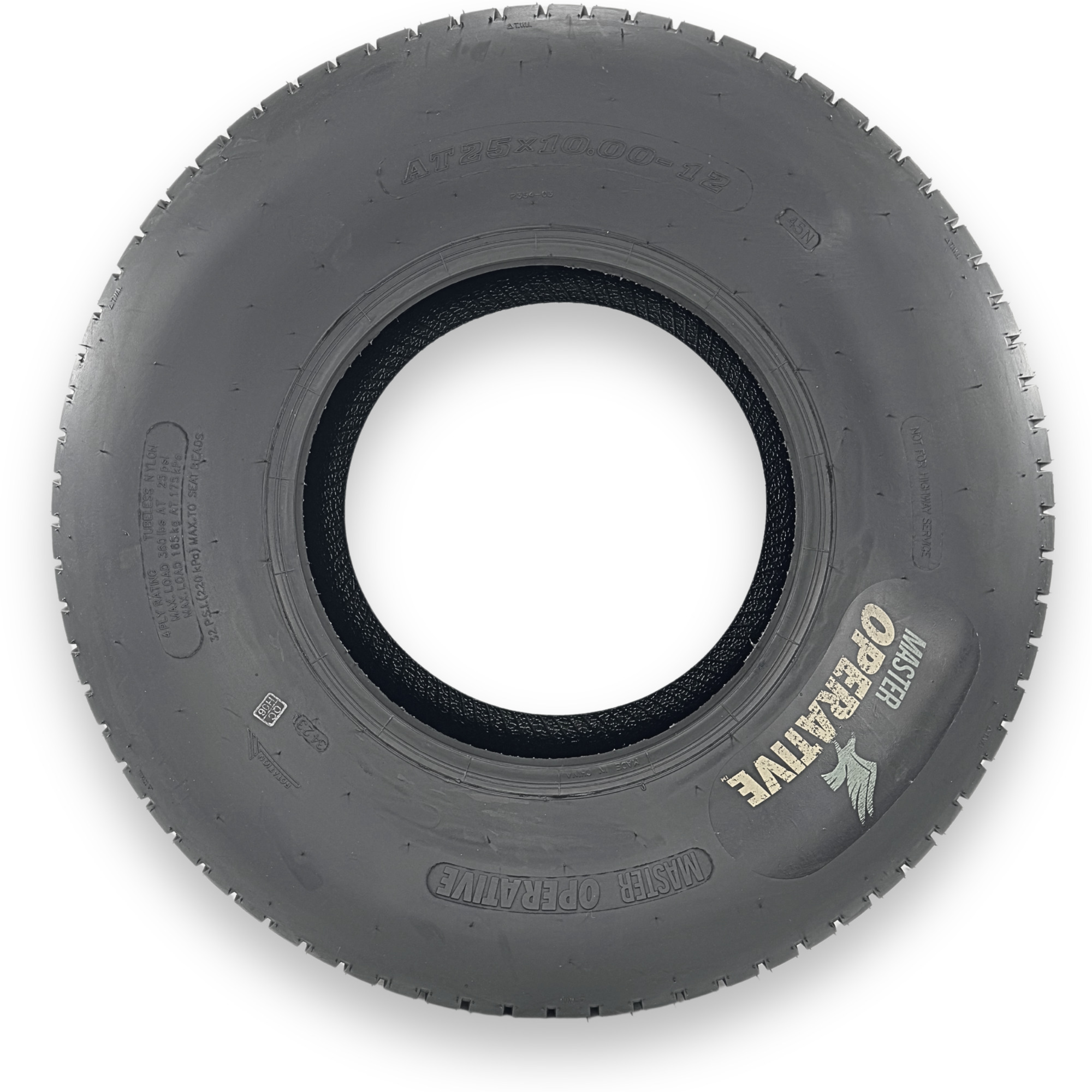 MASTER Operative ATV/UTV Tire, 25 x 10.00-12, Model# 540830